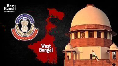 Supreme Court, CBI, and West Bengal Map
