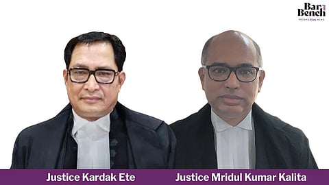 Justice Kardak Ete and Justice Mridul Kumar Kalita