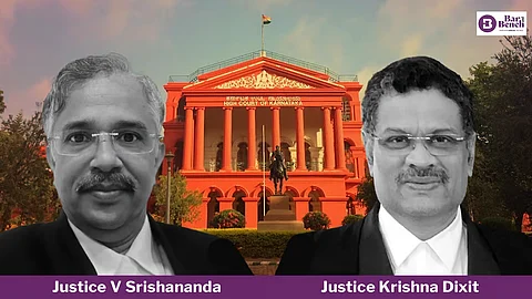 Justice V Srishananda and Justice Krishna Dixit