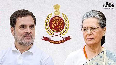 Rahul Gandhi, Sonia Gandhi and ED