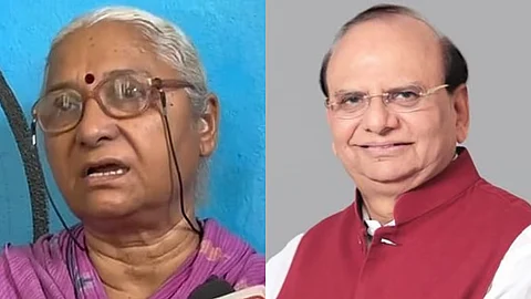 Medha Patkar and Delhi LG VK Saxena