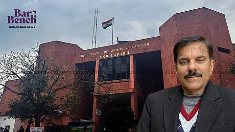 Harsh Dev Singh with the J&K High Court, Jammu Wing