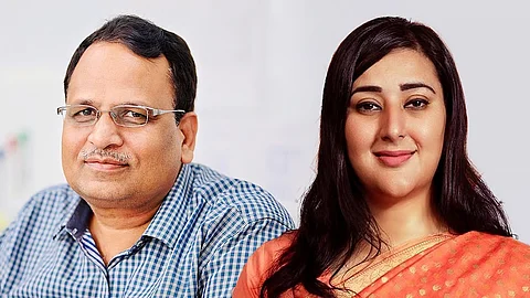 Satyendra Jain and Bansuri Swaraj