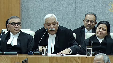 Justice Arun Monga and Justice Tara Vitasta Ganju farewell