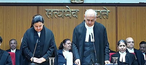 Oath ceremony of Justice Tara Vitasta