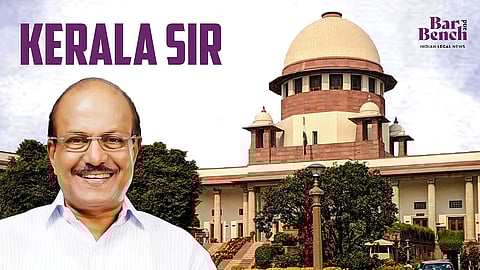 Supreme Court with Kerala SIR and PK Kunhalikutty