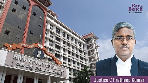 Justice C Pratheep Kumar with Kerala High Court