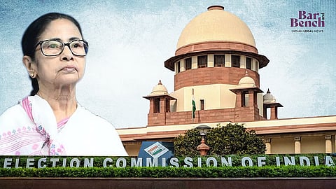 Mamata Banerjee, Election commission and Supreme Court
