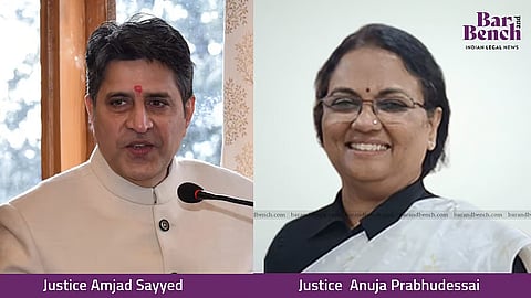 Justice Amjad Sayyed and Justice Anuja Prabhudessai