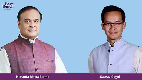 Himanta Biswa Sarma and Gaurav Gogoi