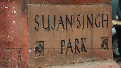 Sujan Singh Park is located opposite the Khan Market