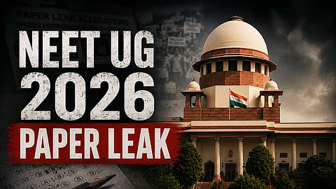 NEET UG 2026 paper leak