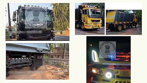 Vehicles with muti colored lights