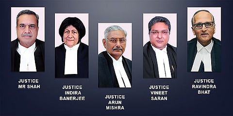 Arun Mishra Indira Banerjee Vineet Saran MR Shah and Ravindra Bhat