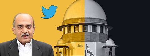 Prashant Bhushan, Supreme Court, Twitter