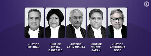 Vineet Saran Indira Banerjee Arun Mishra MR Shah Aniruddha Bose
