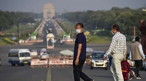 People wearing masks