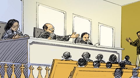 ‘ನನ್ನನ್ನು ಮುಗಿಸಬೇಡಿ, ವಾದವನ್ನಷ್ಟೇ ಮುಗಿಸಿ!’ ಕೋರ್ಟಿನಲ್ಲಿ ಆಗಾಗ ಬೀಸುವ ತಮಾಷೆಯ ತಂಗಾಳಿ…