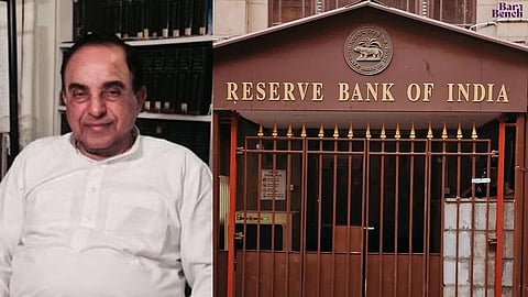 Subramanian Swamya and RBI