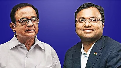 P chidambaram and karti