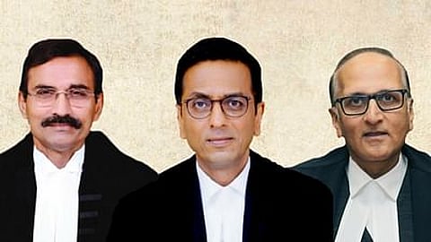 Justices DY Chandrachud, L Nageswara Rao and Ravindra Bhat