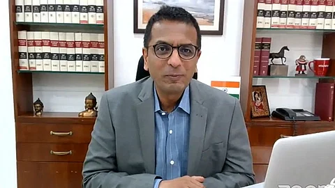 Justice DY Chandrachud during e-inauguration of e-committee's new website