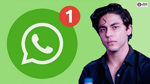 Aryan Khan and WhatsApp