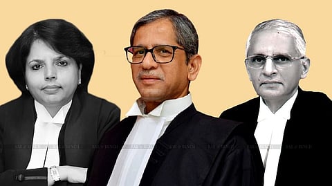 CJI Ramana, Hima Kohli and AS Bopanna