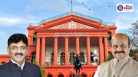 Karnataka HC, CM Basavaraj Bommai and KPCC President D K Shivakumar