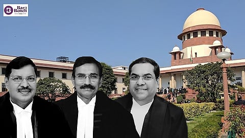 Nageswara rao, Sanjiv khanna and BR Gavai