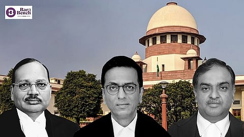 Justice Surya kant, Justice DY Chandrachud and Justice Vikram nath