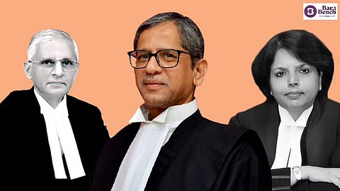 CJI NV Ramana, Justice AS Bopanna and Justice Hima kohli