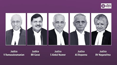 Five judge bench on demonetisation