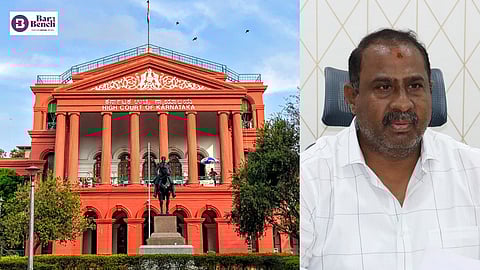BJP MLA Satish Reddy and Karnataka HC