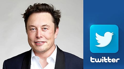 Elon musk and Twitter logo