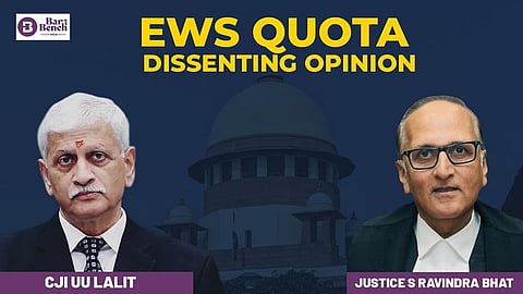 CJI UU Lalit and Justice S Ravindra Bhat