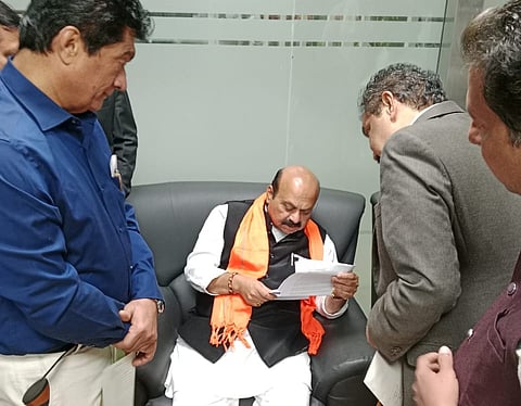 CM Bommai with the Office bearers Of Mangalore Bar Association