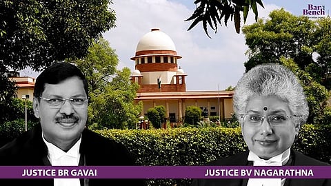 Justice BR Gavai and Justice BV Nagarathna