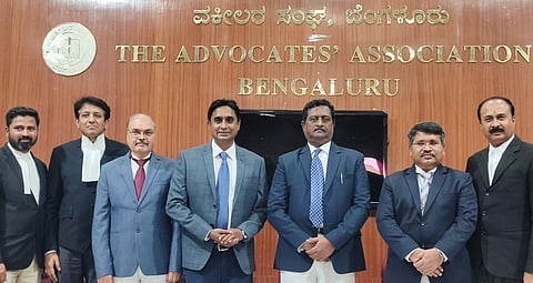 ತಂತ್ರಜ್ಞಾನ ಬಳಸಿ ಪ್ರಕರಣಗಳ ಪಟ್ಟಿ ಮಾಡುವ ಸುಳಿವು ನೀಡಿದ ಸಿಜೆ; ನೂತನ ನ್ಯಾಯಮೂರ್ತಿಗಳಿಗೆ ಎಬಿಬಿ ವತಿಯಿಂದ ಅಭಿನಂದನೆ