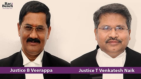 Justices B Veerappa and T Venkatesh Naik