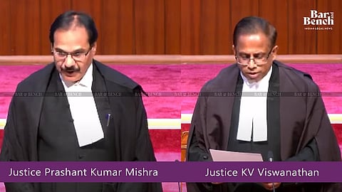 Justice Prashant Kumar Mishra and Justice KV Viswanathan