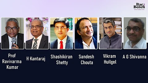 Prof Ravivarma Kumar, H Kantaraj, Shashikiran Shetty, Sandesh Chouta, Vikram Huilgol, A G Shivanna.