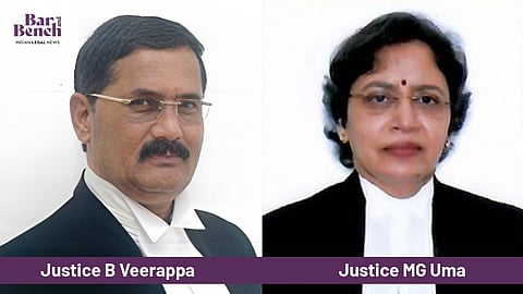 Justices B Veerappa and M G Uma
