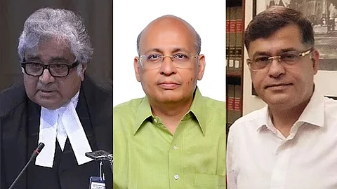 Senior Advocates Harish Salve, Abhishek Manu Singhvi and Sidharth Luthra
