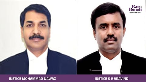 Justice Mohammad Nawaz and K V Aravind