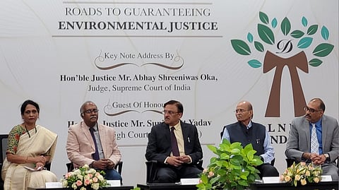 ಸೇತುವೆ, ರಸ್ತೆ ನಿರ್ಮಾಣ, ಮೆಟ್ರೊ ರೈಲು ಸಂಪರ್ಕ ಕಲ್ಪಿಸುವುದು ಮಾತ್ರ ಅಭಿವೃದ್ಧಿಯಲ್ಲ: ನ್ಯಾ. ಓಕಾ