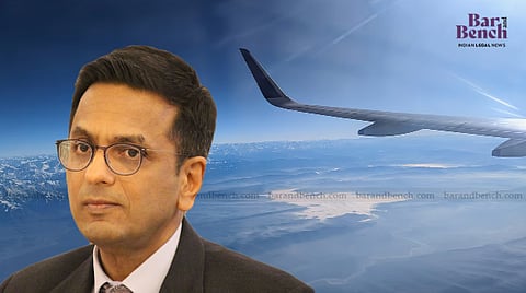 ಬ್ರೆಜಿಲ್ನಿಂದ ತಾಯ್ನಾಡಿಗೆ ಮರಳುತ್ತಿದಾಗ ತೀರ್ಪು ಸಿದ್ಧಪಡಿಸಲು ವಿಮಾನದ ಅಂತರ್ಜಾಲ ಬಳಸಿದ ಸಿಜೆಐ ಚಂದ್ರಚೂಡ್