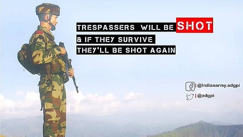 Social media post by Indian ArmyADGPI - Indian Army (Facebook);