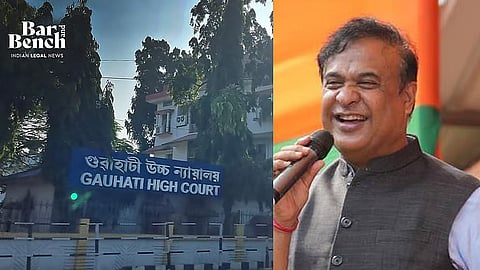 Himanta Biswa Sarma with Gauthati High Court