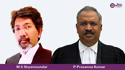 ಬೆಂಗಳೂರು ವಿವಿ ಕಾನೂನು ಕಾಲೇಜಿಗೆ ಸಂದರ್ಶಕ ಪ್ರಾಧ್ಯಾಪಕರಾಗಿ ಹಿರಿಯ ವಕೀಲ ಶ್ಯಾಮ್ಸುಂದರ್, ಪ್ರಸನ್ನಕುಮಾರ್ ನೇಮಕ